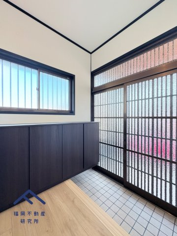 早良区田村４丁目　戸建ての玄関