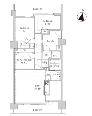 【間取り】 | 〇●ライオンズマンション茅ヶ崎グランコースト●〇