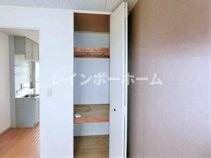 仲介手数料（賃料の1.10ヵ月）の50％OFF対象物件！の収納|専用の収納スペースです