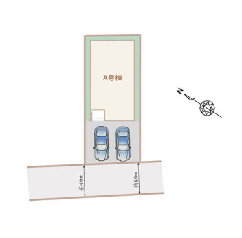 静岡市駿河区中島の新築一戸建の区画図