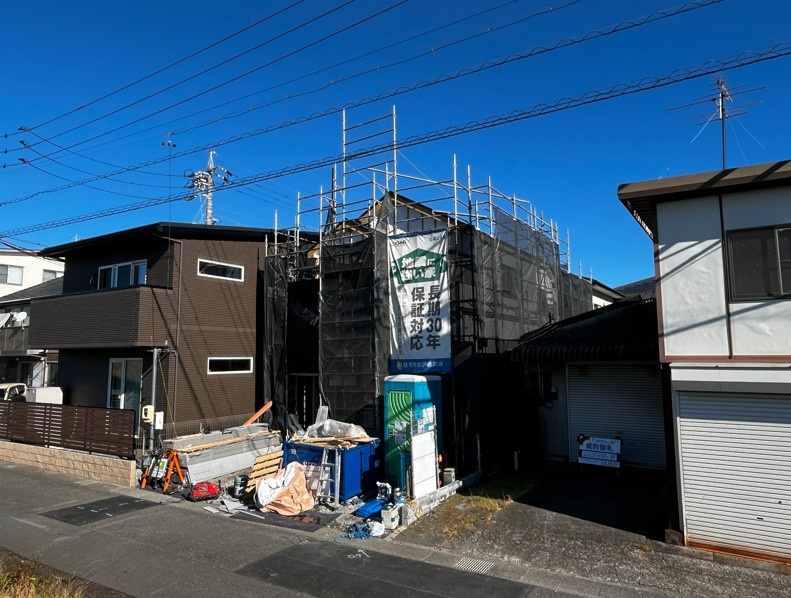 静岡市駿河区中島の新築一戸建の外観