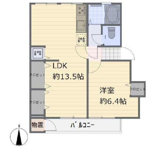 調布市染地３丁目の中古マンションの間取り