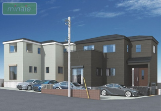 【外観】 | 外観パース
※図面を基に描かれたもので、実際とは多少異なる場合がございます