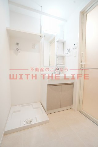 グランフォーレ久留米駅プレミア【キャッシュバック対象物件】の洗面所|コンパクトで使いやすい洗面所