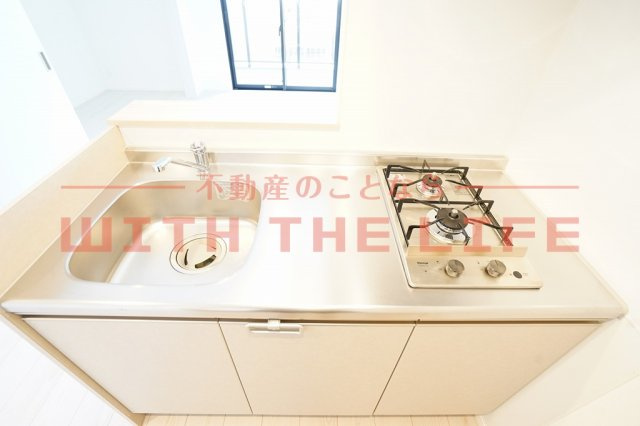 グランフォーレ久留米駅プレミア【キャッシュバック対象物件】のキッチン|コンパクトなキッチンで掃除もラクラク