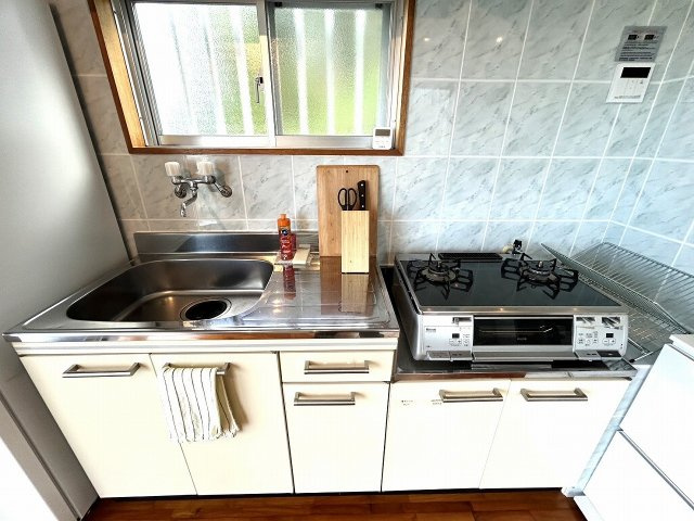 恩納村名嘉真テラスハウスのキッチン