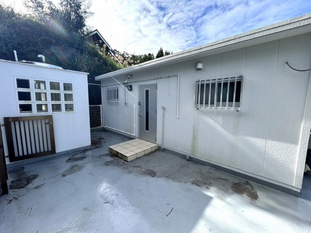 恩納村名嘉真テラスハウスのバルコニー