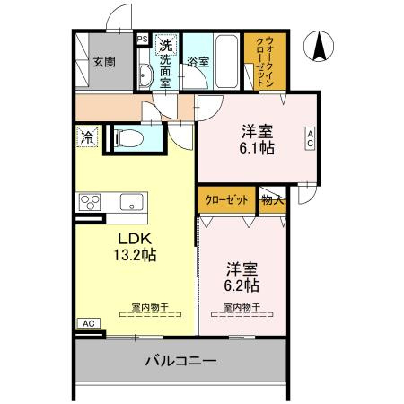 【間取り】 | TORISIAS ゆいの杜6丁目　A棟