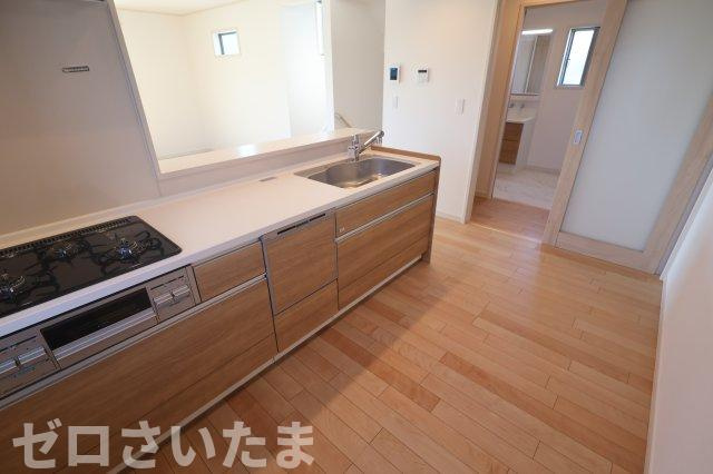 《仲介手数料無料》北区奈良町8-17新築一戸建てグランパティオのキッチン