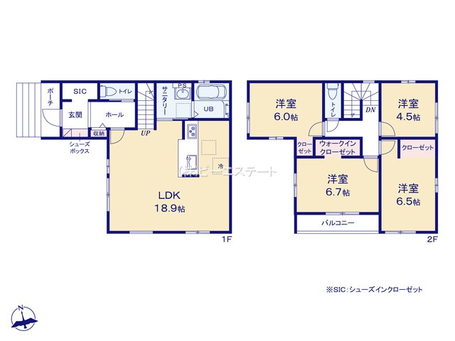 【間取り】 | 東海市富木島町4期