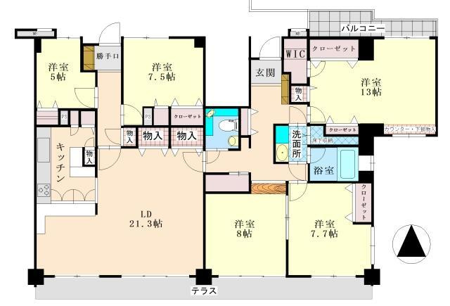 横浜市神奈川区片倉５丁目の中古マンションの画像