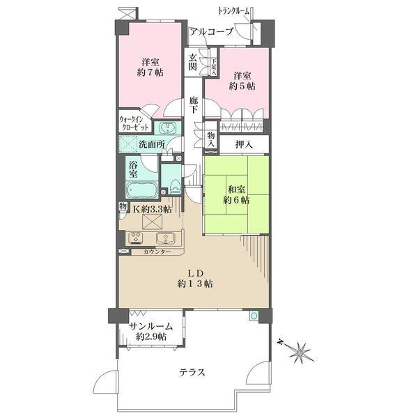 横浜市鶴見区矢向１丁目の中古マンションの画像