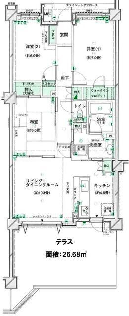 横浜市鶴見区梶山１丁目の中古マンションの画像