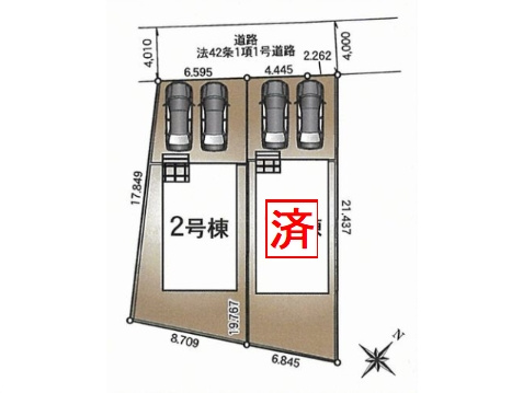 【間取り】 | 【仲介手数料０円】相模原市緑区下九沢第68　新築一戸建て　全2棟 | 1号棟　相模原市緑区下九沢第68　新築一戸建て　全2棟