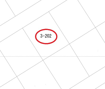 赤磐市桜が丘東3丁目の区画図