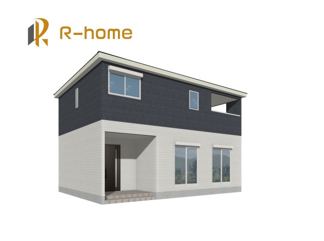 土浦市生田町第4　新築戸建て　7号棟の外観|2026年3月完成予定！近隣の同仕様完成物件をご見学いただけます♪