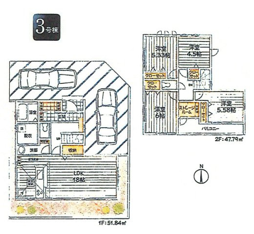 武蔵村山市神明1丁目　新築戸建全3棟