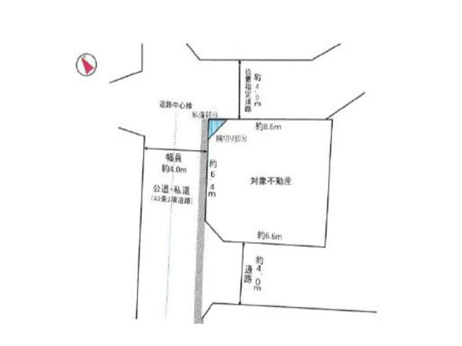 【区画図】 | 東久留米市浅間町2丁目　新築一戸建住宅　全1棟　(保谷店) | 陽当たり良く開放的な3方角地の新築一戸建住宅です！※図面を基に作成しています。現況と異なる場合は現況を優先いたします。