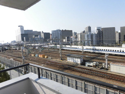 【展望】 | ビジネス新大阪 | バルコニーからの景色です