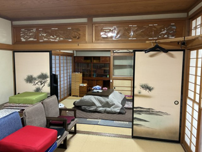 【和室】 | 米沢市下花沢３丁目　二階建て中古住宅 | １階　続き和室