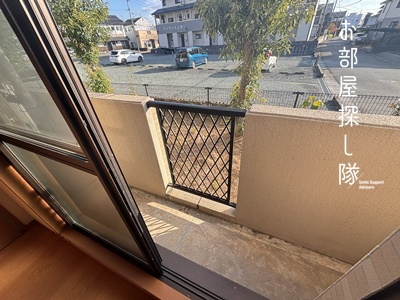 グローイングコートのバルコニー