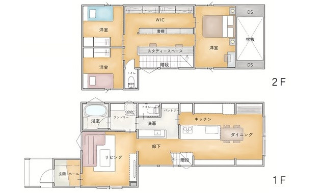 西区田方１丁目の間取り