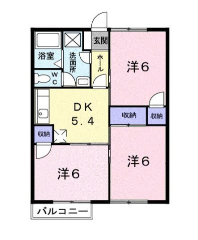 【間取り】 | ラ・クール中島