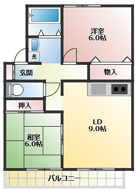 ハイカムール高須C棟の間取り