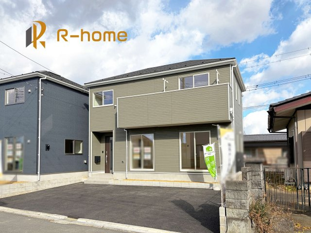 笠間市旭町第6　新築戸建て　2号棟の外観|ご予約を頂ければ、『平日』はもちろん『早朝』や『夜間』もご見学可能です♪お気軽にお申し付けください♪