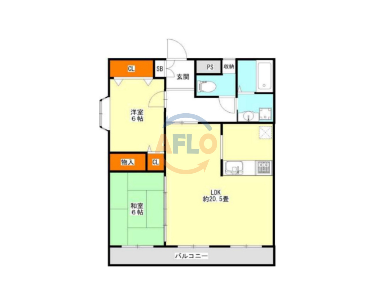 サンライフ上住吉の間取り|サンライズ住吉　間取り