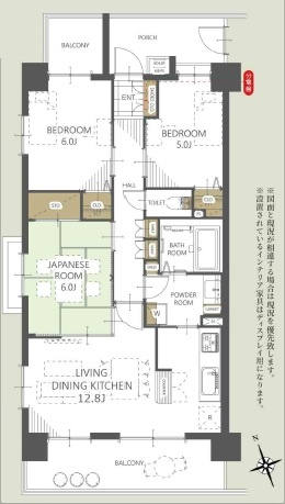【間取り】 | グーディッシュ川越アルバートル | ３LDK