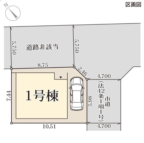 和泉市池上町4丁目の区画図