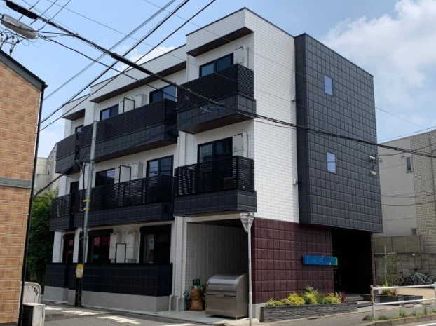 中野区中野６丁目のアパートの外観