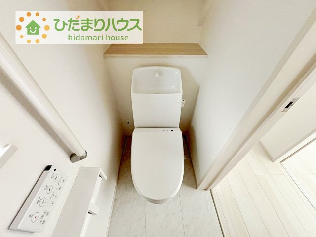 【トイレ】 | 土浦市烏山4丁目　新築戸建　E号棟 | トイレは1F、2F共に完備！取り合いになることがありませんね(^^)/