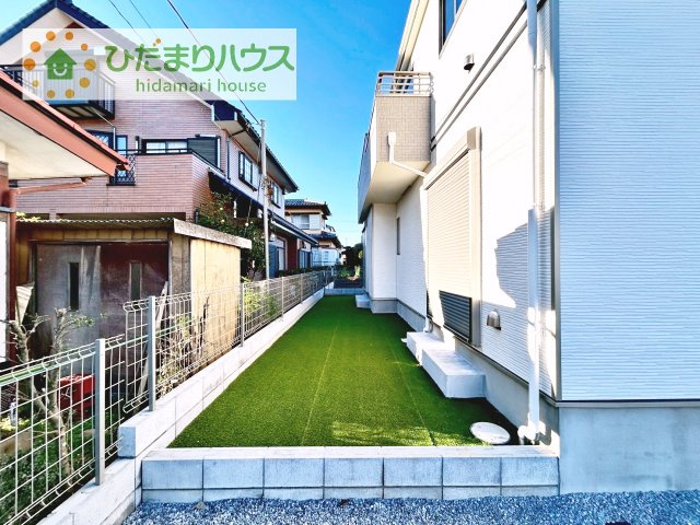 【庭】 | 土浦市烏山4丁目　新築戸建　E号棟 | お庭付物件になります！お庭遊びや、プールなどお子様も大喜び(^^)