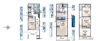 【間取り】 | 川口市弥平１丁目　新築戸建　１号棟