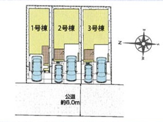 【区画図】 | 川口市弥平１丁目　新築戸建　１号棟