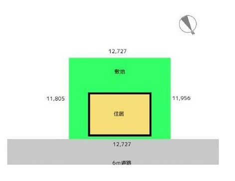 新琴似8条12丁目の土地図