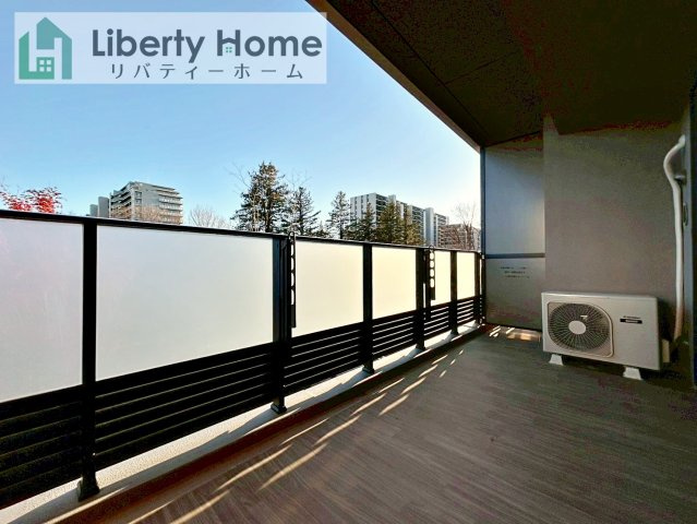 つくばグランヴィラ　中古マンションのバルコニー