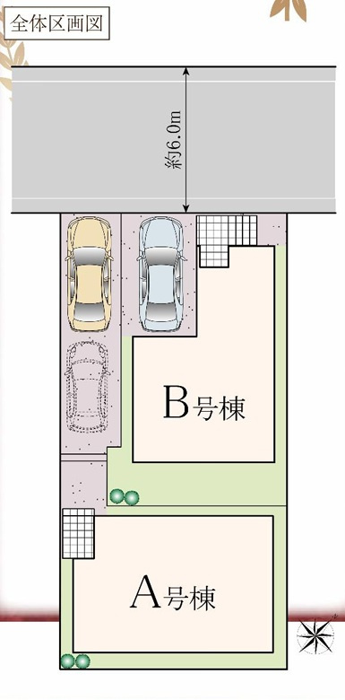 市川市新浜１丁目１９番の区画図
