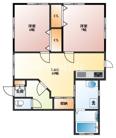フロンティアSTの間取り