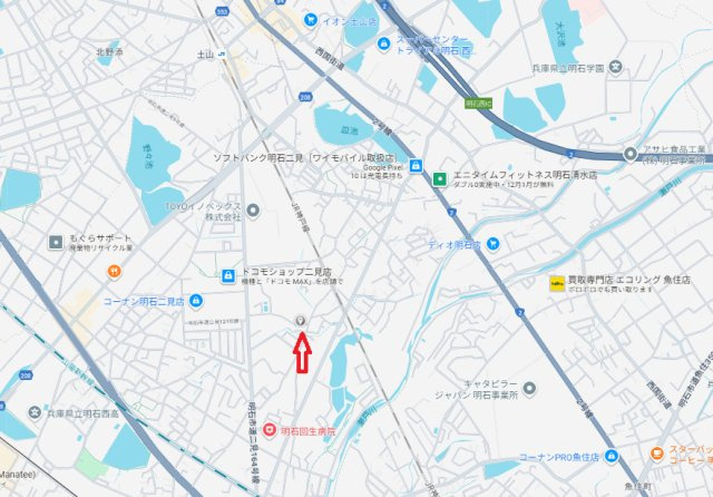 【地図】 |  明石市二見町福里　中古戸建