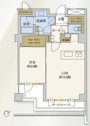 【間取り】 | パークホームズ三軒茶屋一丁目：南東向き！バス・トイレ別１ＬＤＫリフォーム物件は全居室６帖以上の暮らしやすいお部屋です！