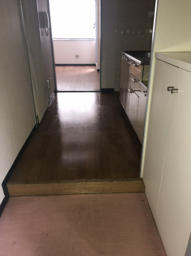 三軒茶屋ゴールデンビル　駅近　南面バルコニー　フローリングの玄関