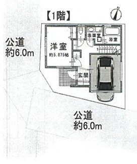 【間取り】 | さいたま市見沼区深作２丁目　中古戸建て | １階