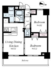 ゼクシア南千住の間取り