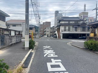 【前面道路含む現地写真】 | 西区草津新町1丁目【建築条件なし】【更地】【29.14坪】　お好きなハウスメーカで建築可♪ | 前面道路11.9ｍ
