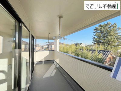 【バルコニー】 | Cradle garden熊谷市原島第1　新築住宅 | 現地(2026年2月撮影)