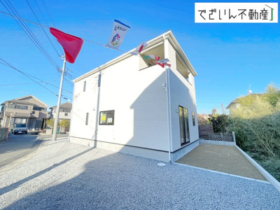 【外観】 | Cradle garden熊谷市原島第1　新築住宅 | 安心して暮らせる利便性と、子どもを安心して育てられる穏やかな住環境が魅力です。
現地(2026年2月撮影)