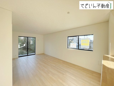 【居間・リビング】 | Cradle garden熊谷市原島第1　新築住宅 | 現地(2026年2月撮影)